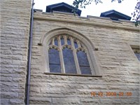 Before and after photos of St. Ignatius Church in NYC